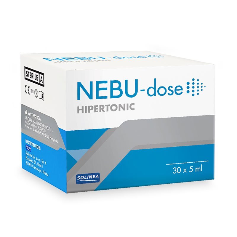 Solinea Solutie salina hipertonica NEBU-dose concentratie 3 30 monodoze x 5 ml