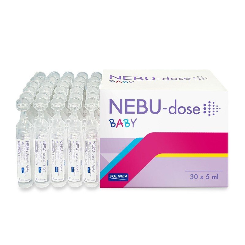 Solinea Solutie salina NEBU-dose Baby concentratie 1.5 30 monodoze x 5 ml pentru bebelusi si copii