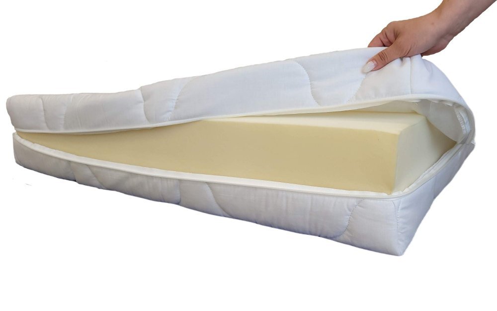 Somnart Husa din bumbac pentru saltea detasabila cu fermoar 160x200x16 cm