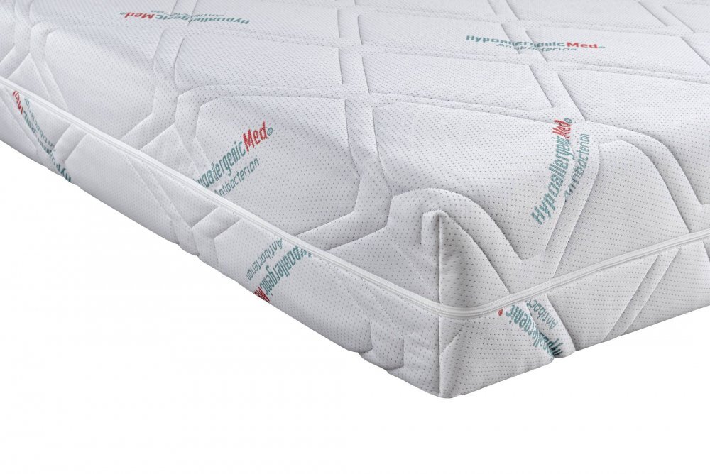 Somnart Husa pentru saltea Hypoallergenicmed antibacteria 160x200x18 cm detasabila cu fermoar