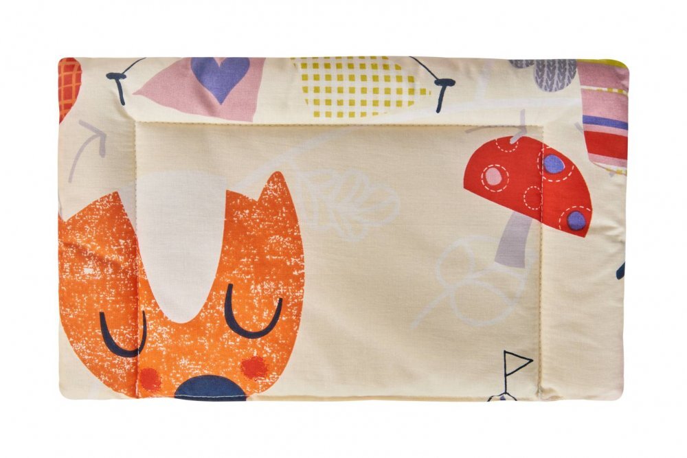 Somnart Lenjerie pentru patut 120x60 cm Bufnite Mari din bumbac cu 3 piese