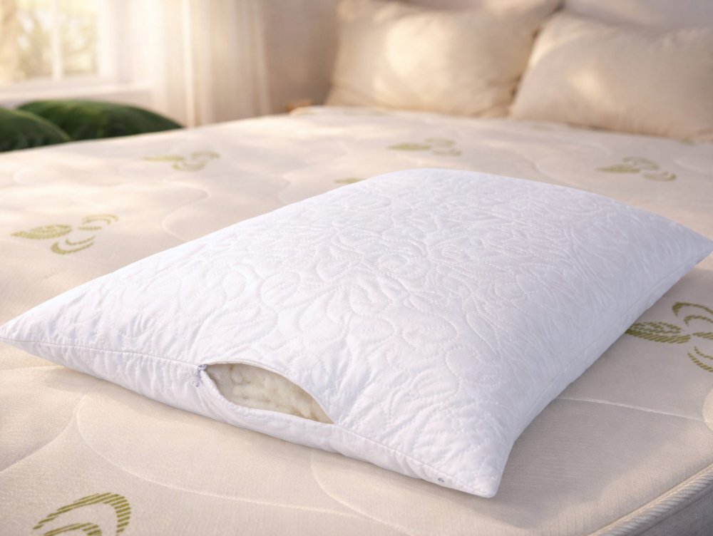 Somnart Perna ajustabila din microfibra Somnia 50x70 cm alb