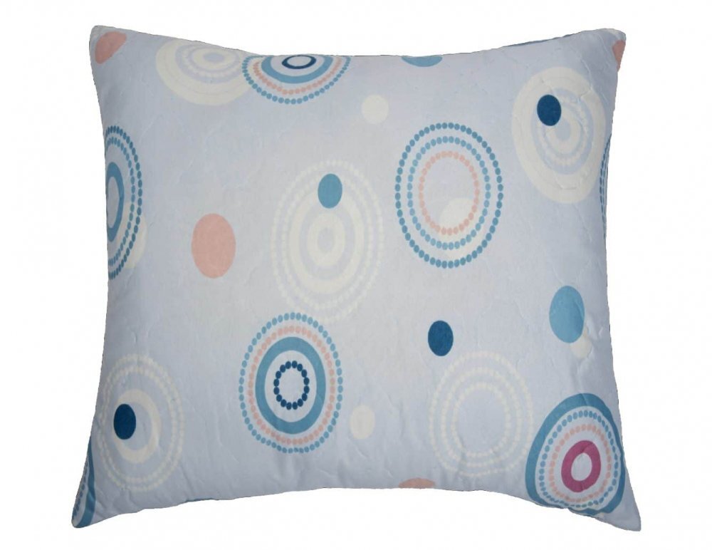 Somnart Perna Circles matlasata din microfibra 70 x 70 cm
