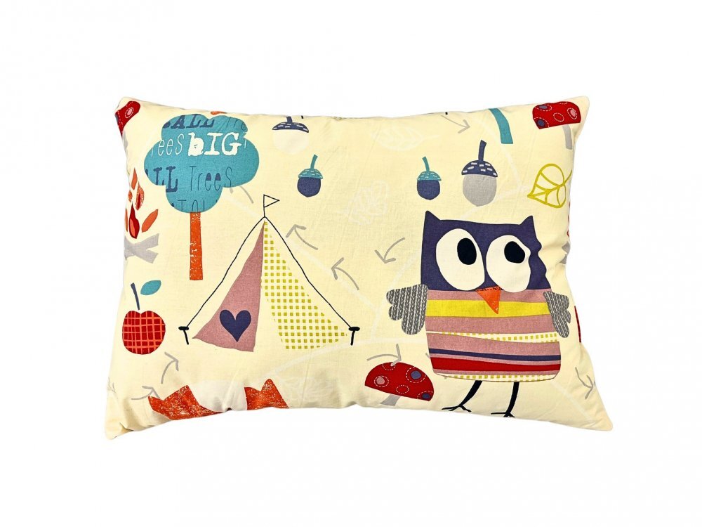 Somnart Perna din bumbac cu imprimeu bufnita 50 x 70 cm