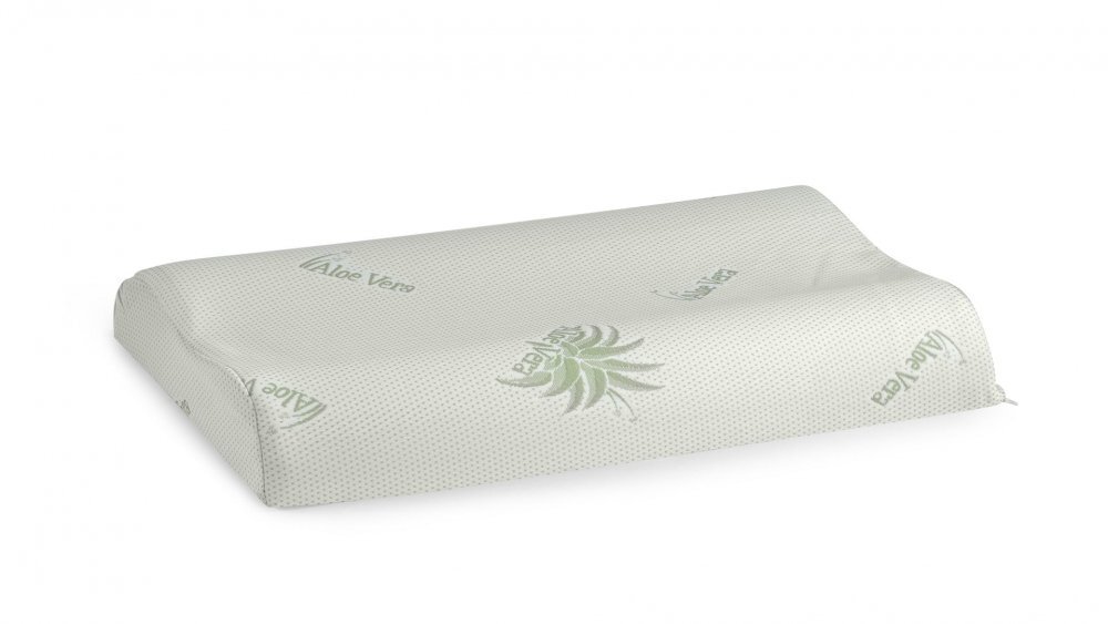 Somnart Perna ergonomica Memory Aloe Vera cu husa detasabila 42 x 72 x 12 cm