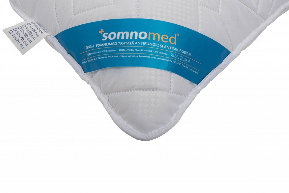 Somnart Perna Somnomed Antimicrobiana lavabila la 95C 40 x 40 cm
