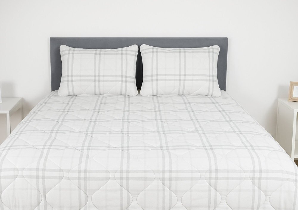 Somnart Pilota de iarna Grid Confort din microfibra matlasata 200 x 220 cm 500 gr