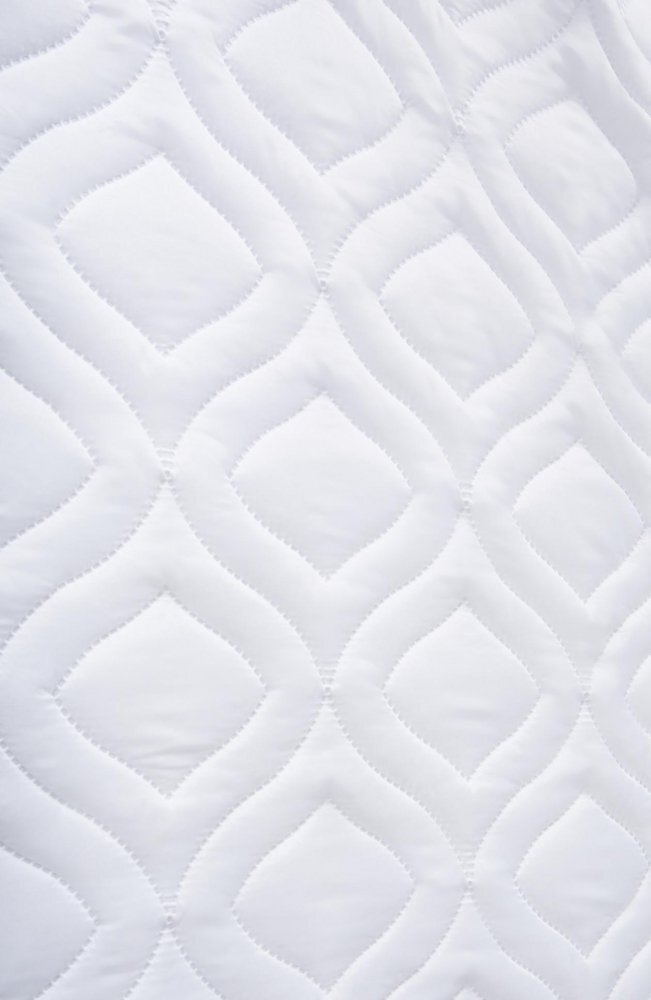 Somnart Pilota de vara Belina din microfibra lavabila alba 180 x 200 cm