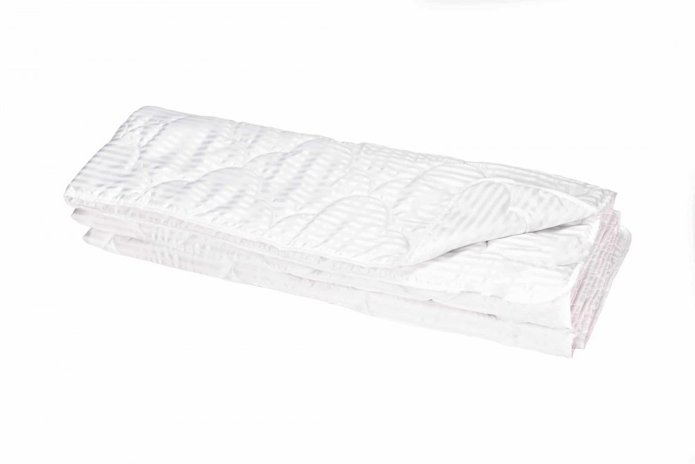 Somnart Pilota de vara din microfibra striata cu model lacrimi alba 150 x 200 cm 200 g