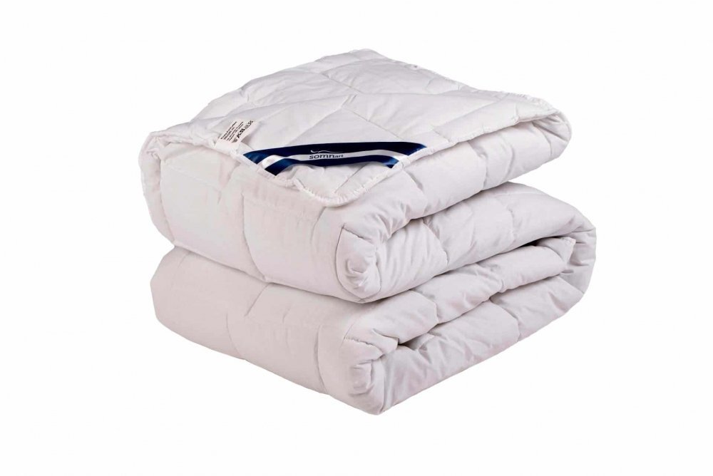 Somnart Pilota de vara Viseo din microfibra alba 180 x 200 cm 200 grmp