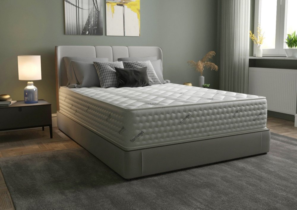 Somnart Saltea cu arcuri Pocket Somnomed comfort Fit Horeca 90x200x30 cm husa tratament antiacarieni