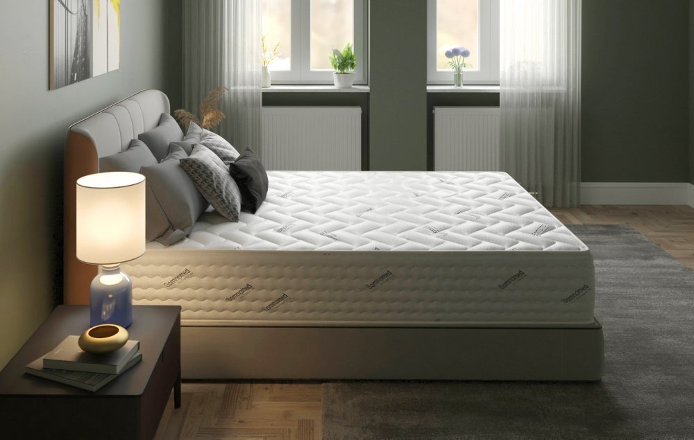 Somnart Saltea cu arcuri Pocket Somnomed comfort Fit Horeca 90x200x30 cm husa tratament antiacarieni