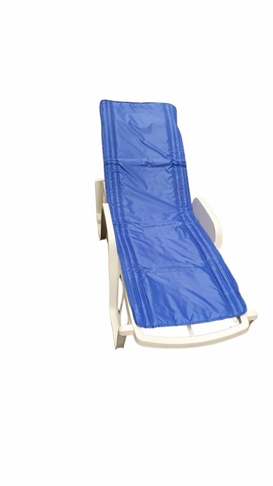 Somnart Saltea cu interior de vatelina 60x190x1 cm pentru sezlong cu husa impermeabila bleumarin