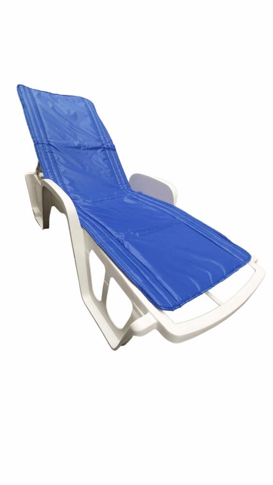 Somnart Saltea cu interior de vatelina 60x190x1 cm pentru sezlong cu husa impermeabila bleumarin