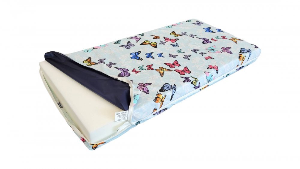 Somnart Saltea cu memorie Memory 60x120x10 cm husa impermeabila model fluturi