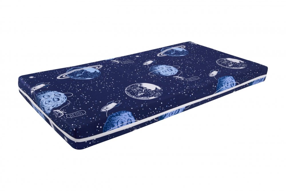 Somnart Saltea cu memorie Memory 70x140x10 cm husa impermeabila model cosmos