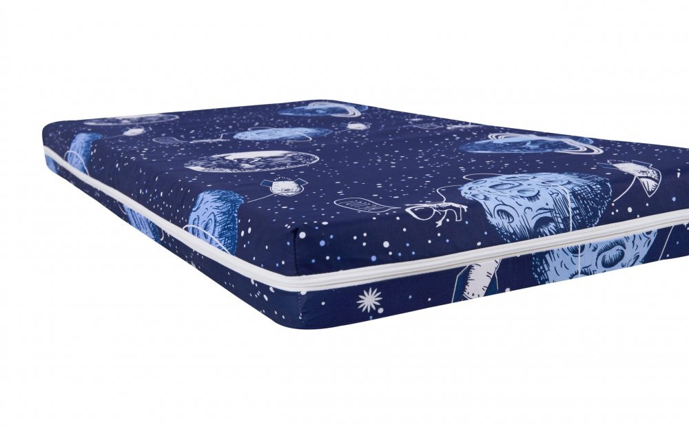 Somnart Saltea cu memorie Memory 70x140x10 cm husa impermeabila model cosmos