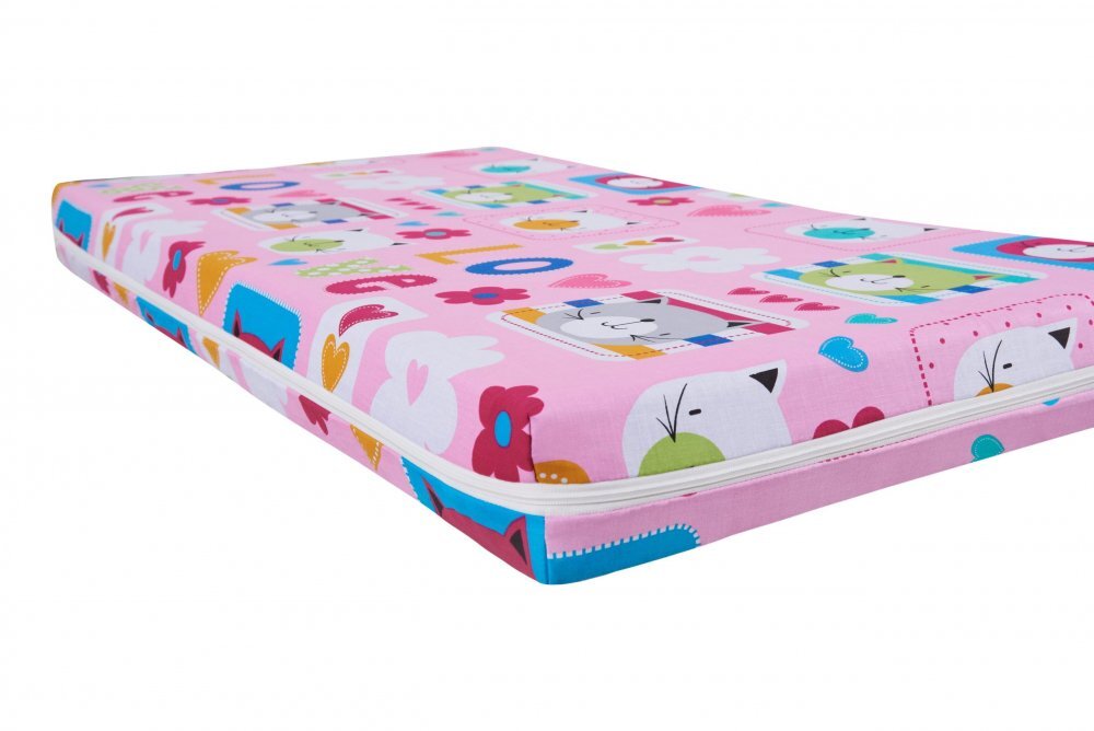 Somnart Saltea cu memorie Memory 70x140x10 cm husa impermeabila model flori