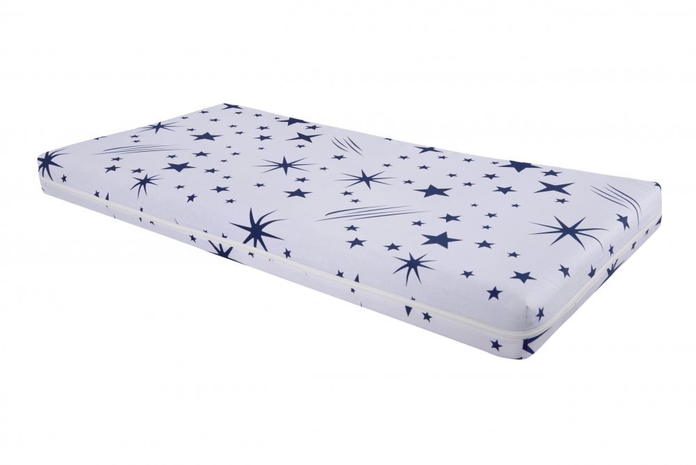 Somnart Saltea cu memorie Memory 70x140x10 cm husa impermeabila model stelute