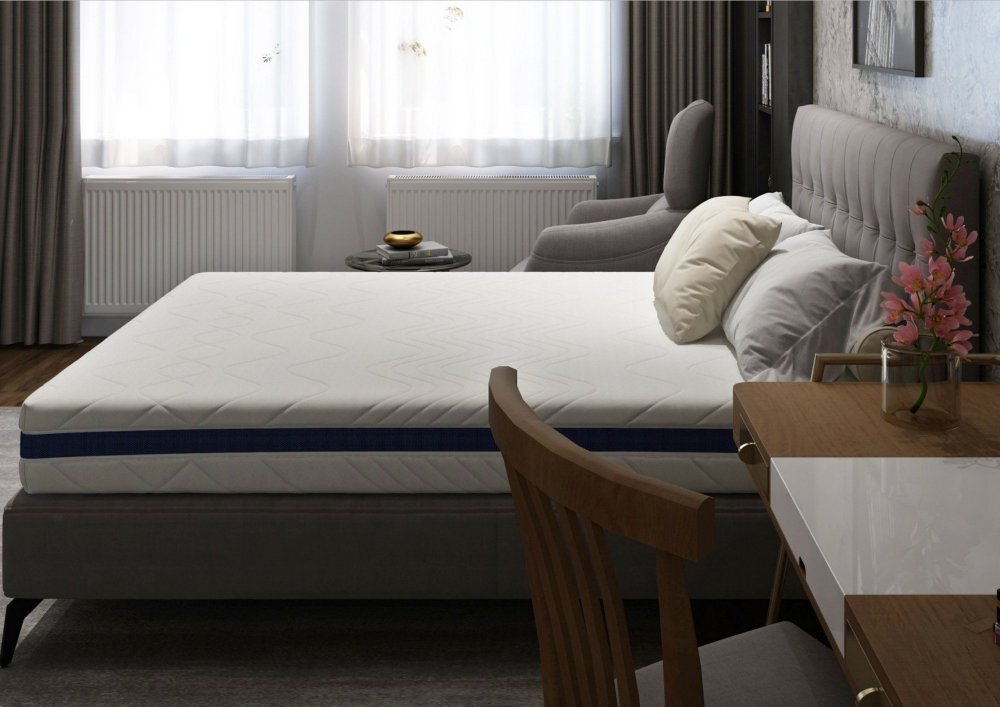 Somnart Saltea cu memorie Optimax Memory 150x200x18cm husa 3D detasabila si lavabila