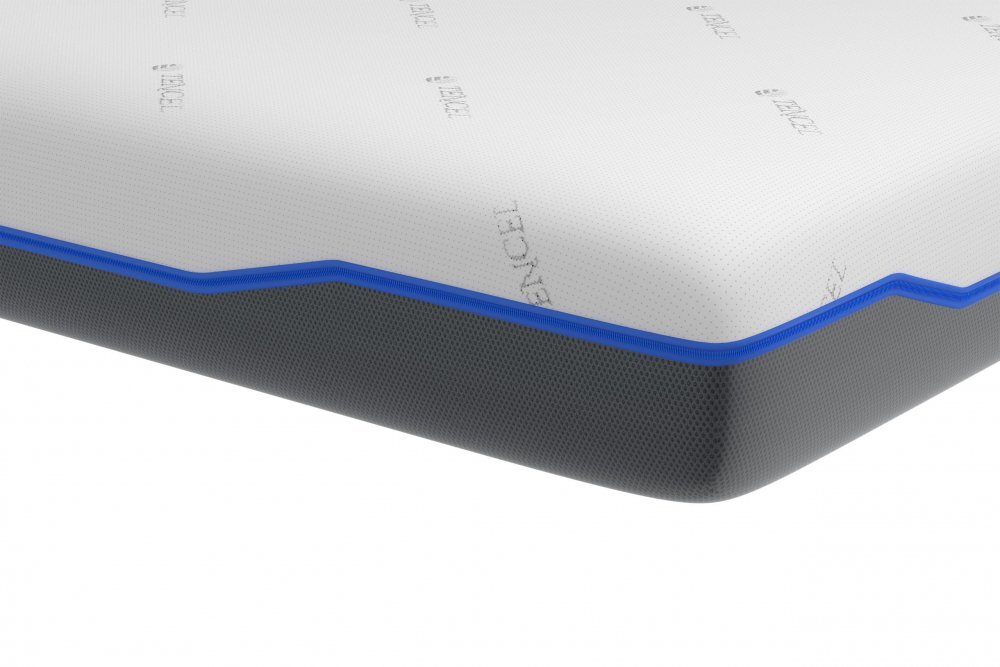 Somnart Saltea cu memorie si arcuri individuale Domine Tencel Ultra Pocket Multilayer 140x190x24 cm cu husa detasabila si fermitate medie