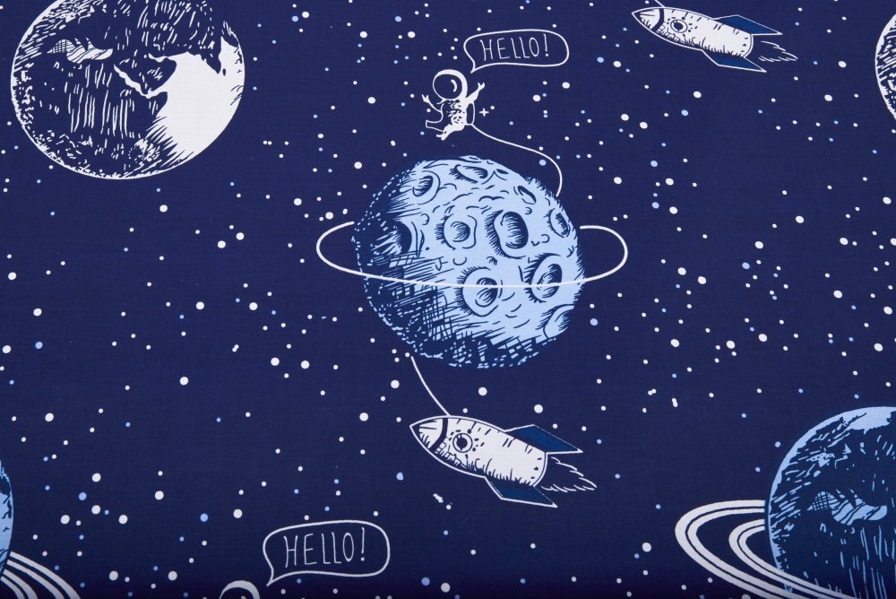 Somnart Saltea cu spuma poliuretanica Ortopedica 70x140x10 cm husa impermeabila model cosmos