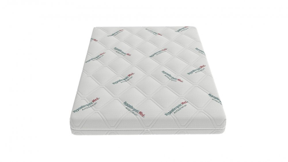 Somnart Saltea din spuma poliuretanica HypoallergenicMed Antibacteria 90 x 200 x 18 cm cu husa detasabila