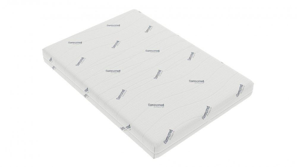 Somnart Saltea din spuma poliuretanica Somnomed Antiacaria 140 x 200 x 20 cm cu husa detasabila