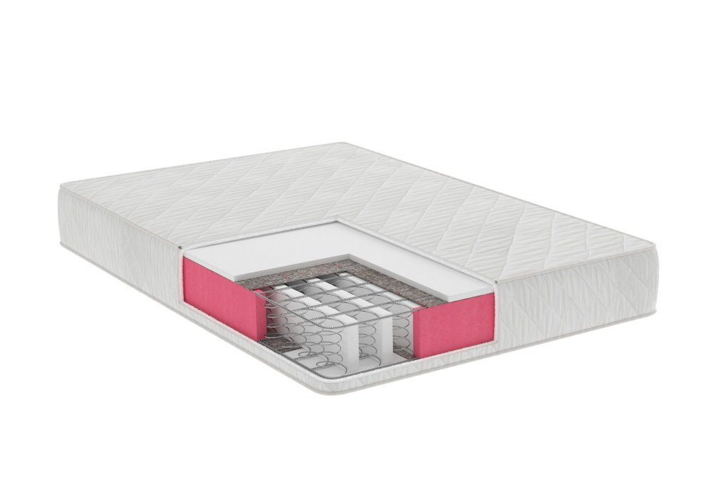 Somnart Saltea ortopedica Dorma 90 x 200 x 20 cm cu arcuri si husa matlasata