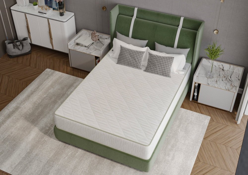 Somnart Saltea ortopedica Dorma 90 x 200 x 20 cm cu arcuri si husa matlasata