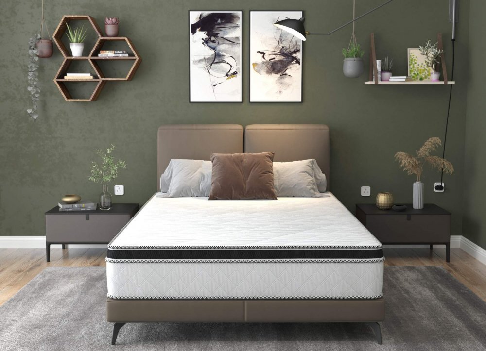 Somnart Saltea superortopedica Fermo 140 x 200 x 30 cm cu arcuri si husa matlasata