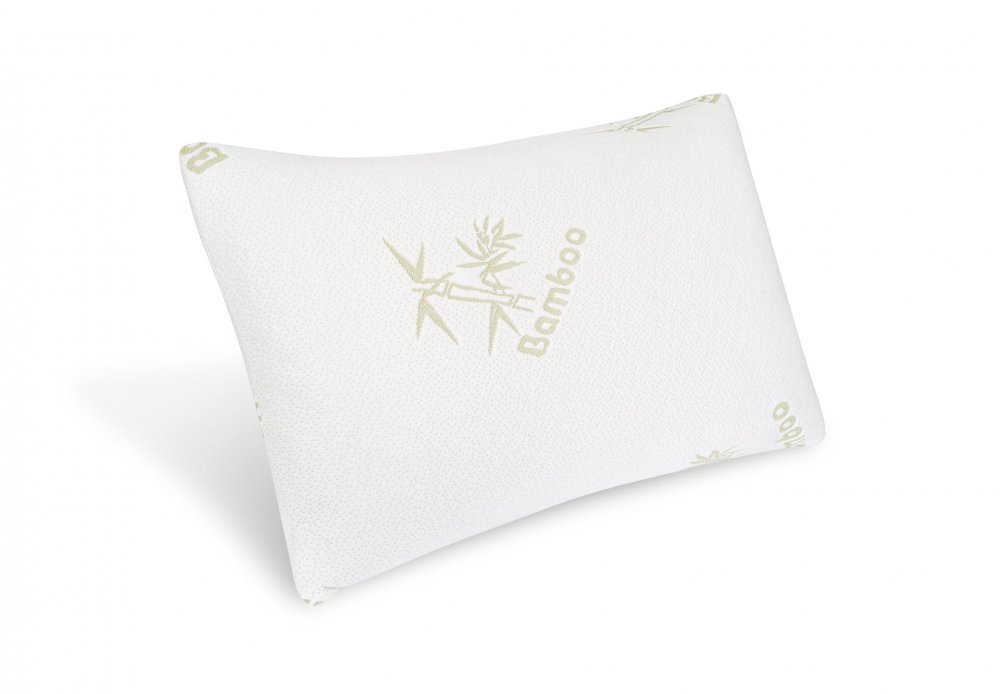 Somnart Set 2 perne Bamboo Memory cu husa detasabila din bambus 50 x 70 cm