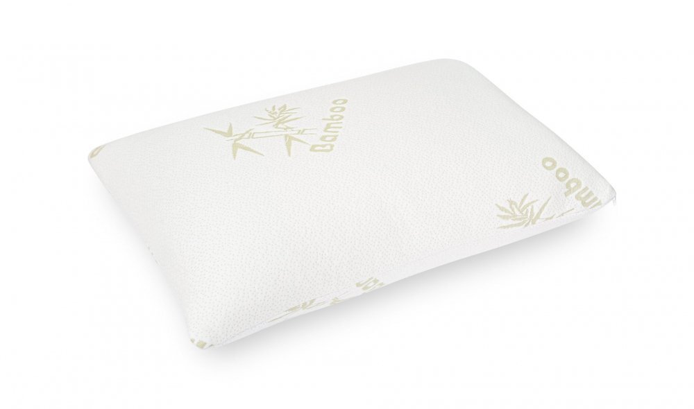 Somnart Set 2 perne Bamboo Memory cu husa detasabila din bambus 50 x 70 cm
