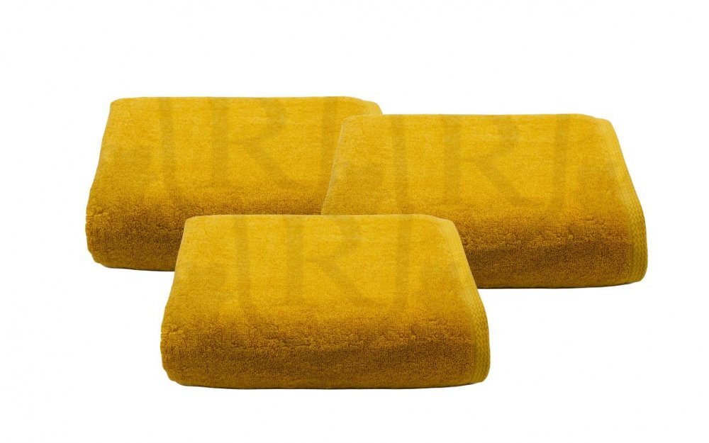 Somnart Set 2 prosoape de corp din bumbac 70 x 140 cm galben