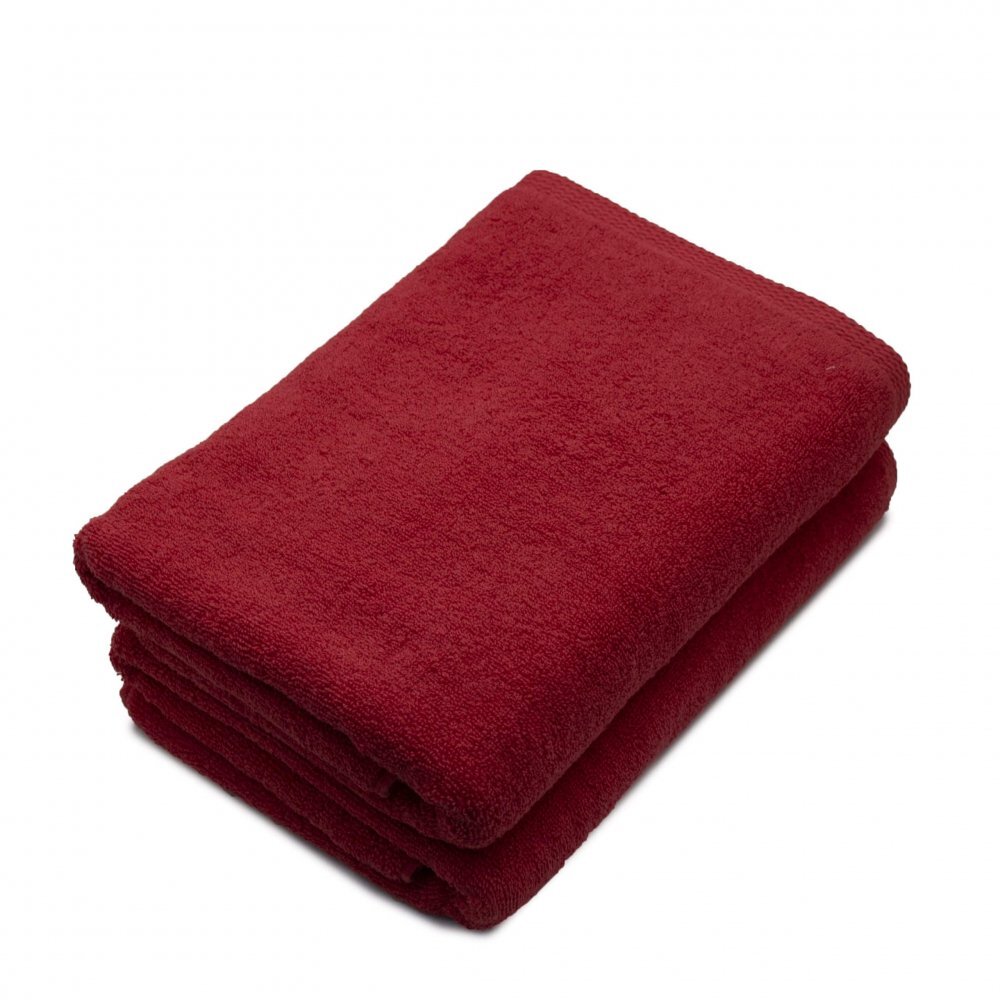 Somnart Set 2 prosoape de corp din bumbac 70 x 140 cm rosu