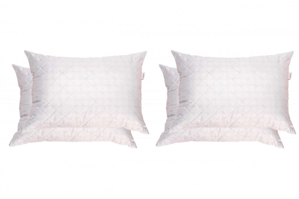 Somnart Set 4 perne matlasate din microfibra cu fibre de carbon 50x70 cm