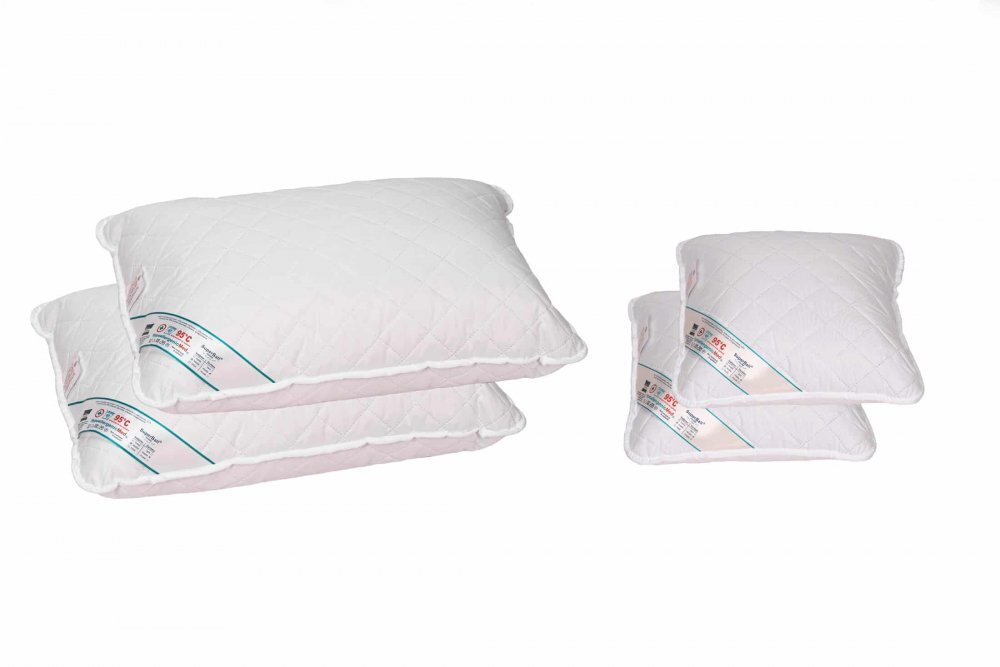 Somnart Set HypoallergenicMed cu pilota 180 x 200 cm 2 perne 50 x 70 cm si 2 perne 40 x 40 cm din microfibra matlasata