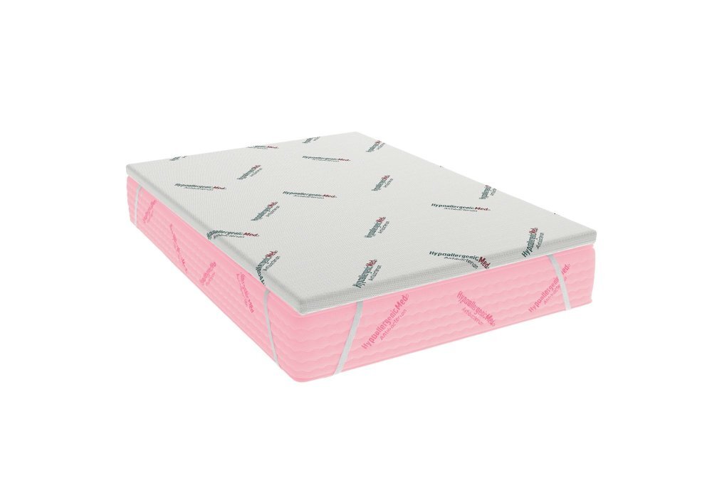 Somnart Topper Aloe Vera cu elastic husa detasabila si lavabila 140 x 200 x 5 cm fermitate medie