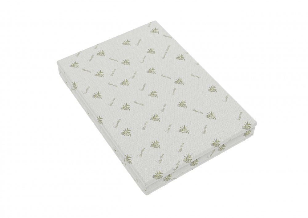 Somnart Topper Aloe Vera cu husa detasabila si lavabila 120 x 200 x 5 cm fermitate medie