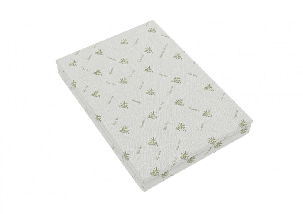 Somnart Topper Aloe Vera cu husa detasabila si lavabila 140 x 190 x 5 cm fermitate medie