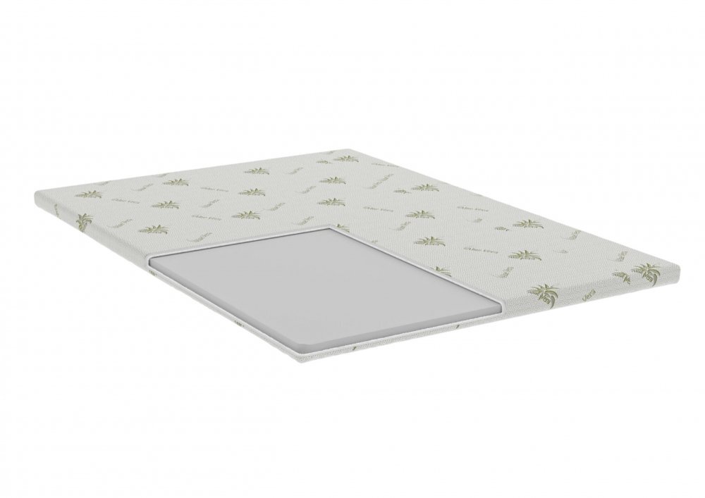 Somnart Topper Aloe Vera cu husa detasabila si lavabila 140 x 200 x 5 cm fermitate medie