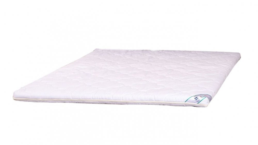 Somnart Topper Hypoallergenicmed cu husa detasabila din microfibra 140 x 190 x 5 cm