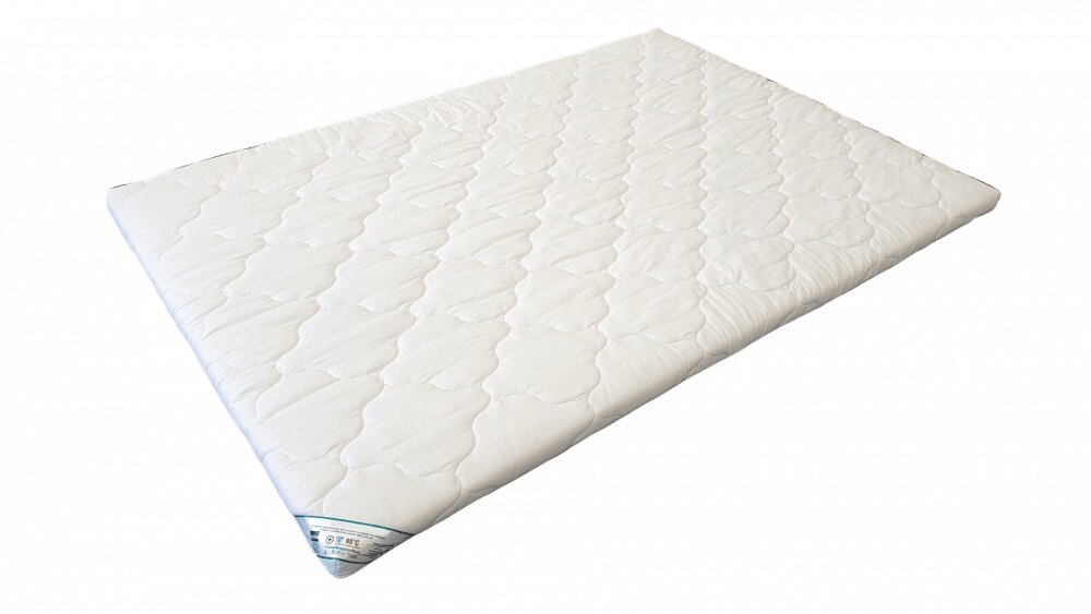 Somnart Topper Hypoallergenicmed cu husa detasabila din microfibra 90 x 200 x 5 cm