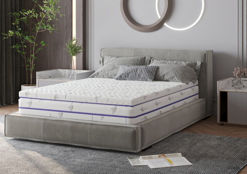 Somnart Topper Somnomed Antiacaria cu husa detasabila si lavabila 140 x 200 x 7 cm
