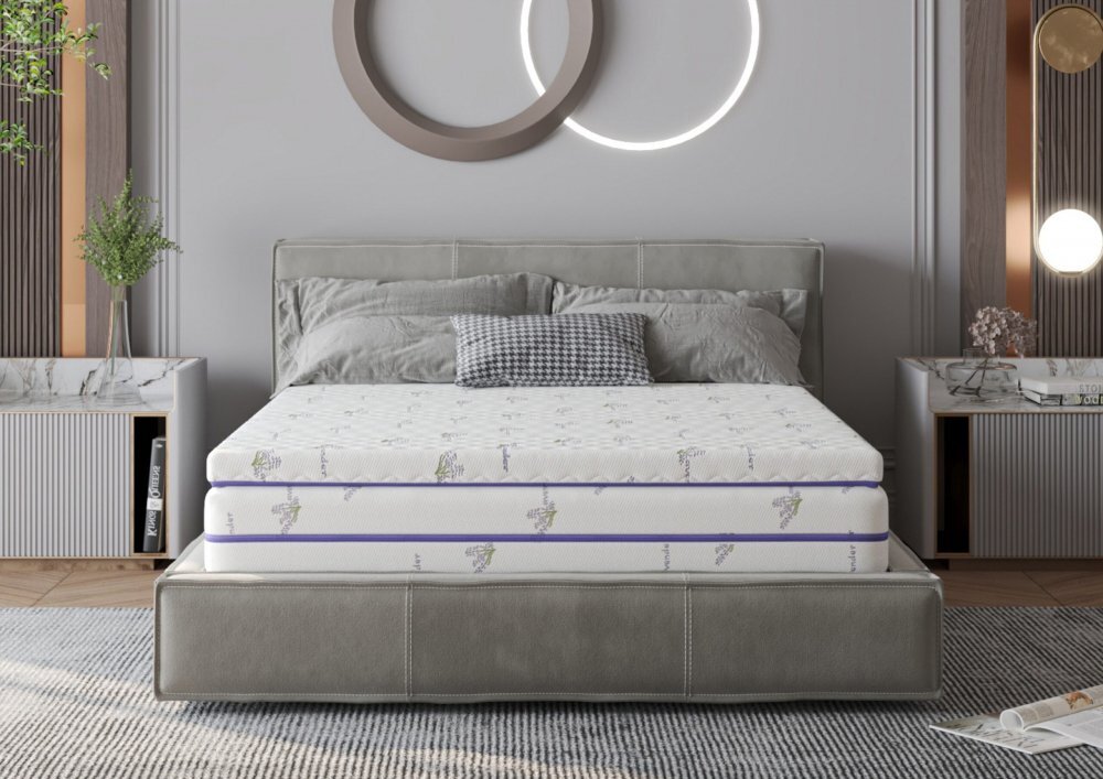 Somnart Topper Somnomed Antiacaria cu husa detasabila si lavabila 140 x 200 x 7 cm