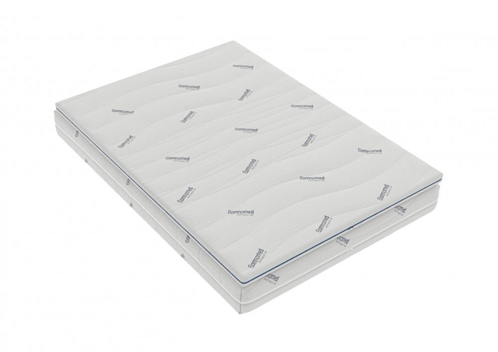 Somnart Topper Somnomed Antiacaria cu husa detasabila si lavabila 160 x 200 x 7 cm