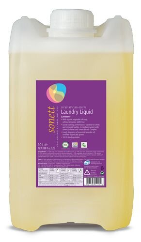 Sonett Detergent ecologic lichid pentru rufe albe si colorate Lavanda 10L