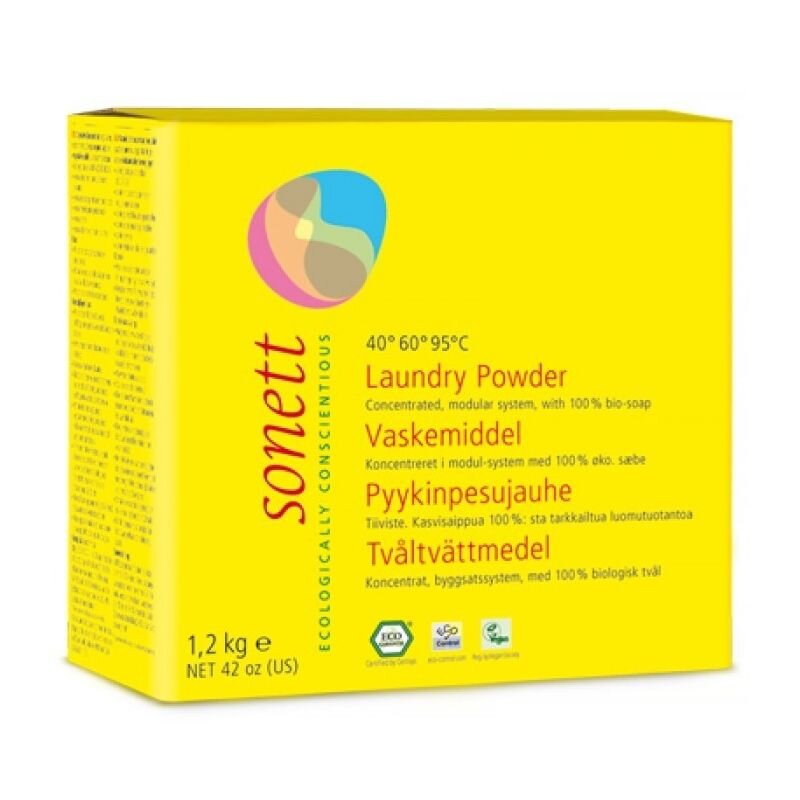 Sonett Detergent ecologic praf pentru rufe 1.2 kg