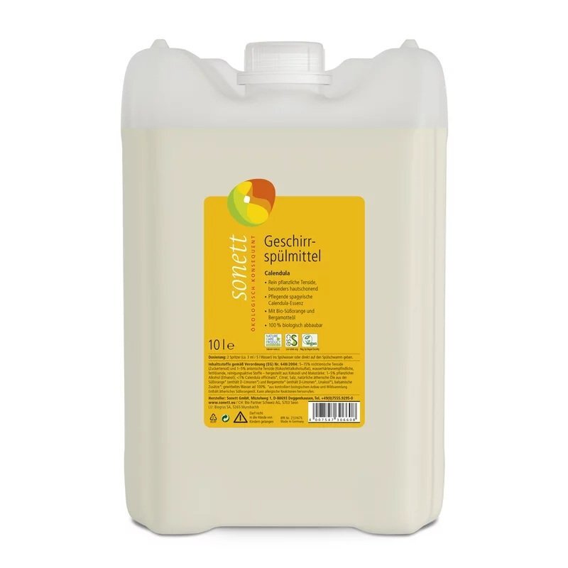 Sonett Detergent lichid pentru vase cu galbenele ecologic 10l