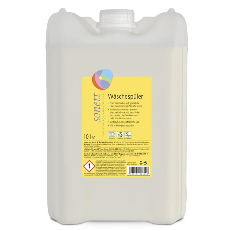 Sonett Solutie pentru clatirea rufelor ecologica 10l